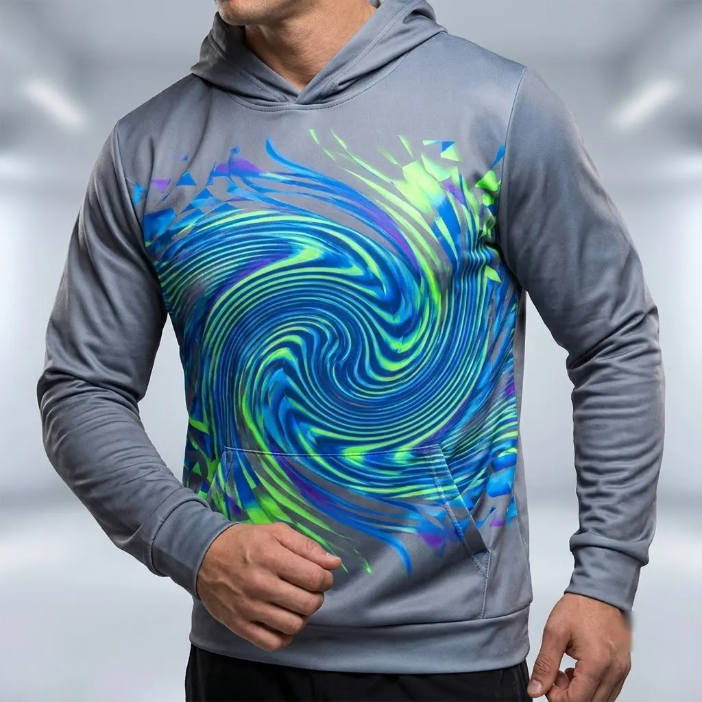 Dynamic Energy Motion Wave Sweatshirt