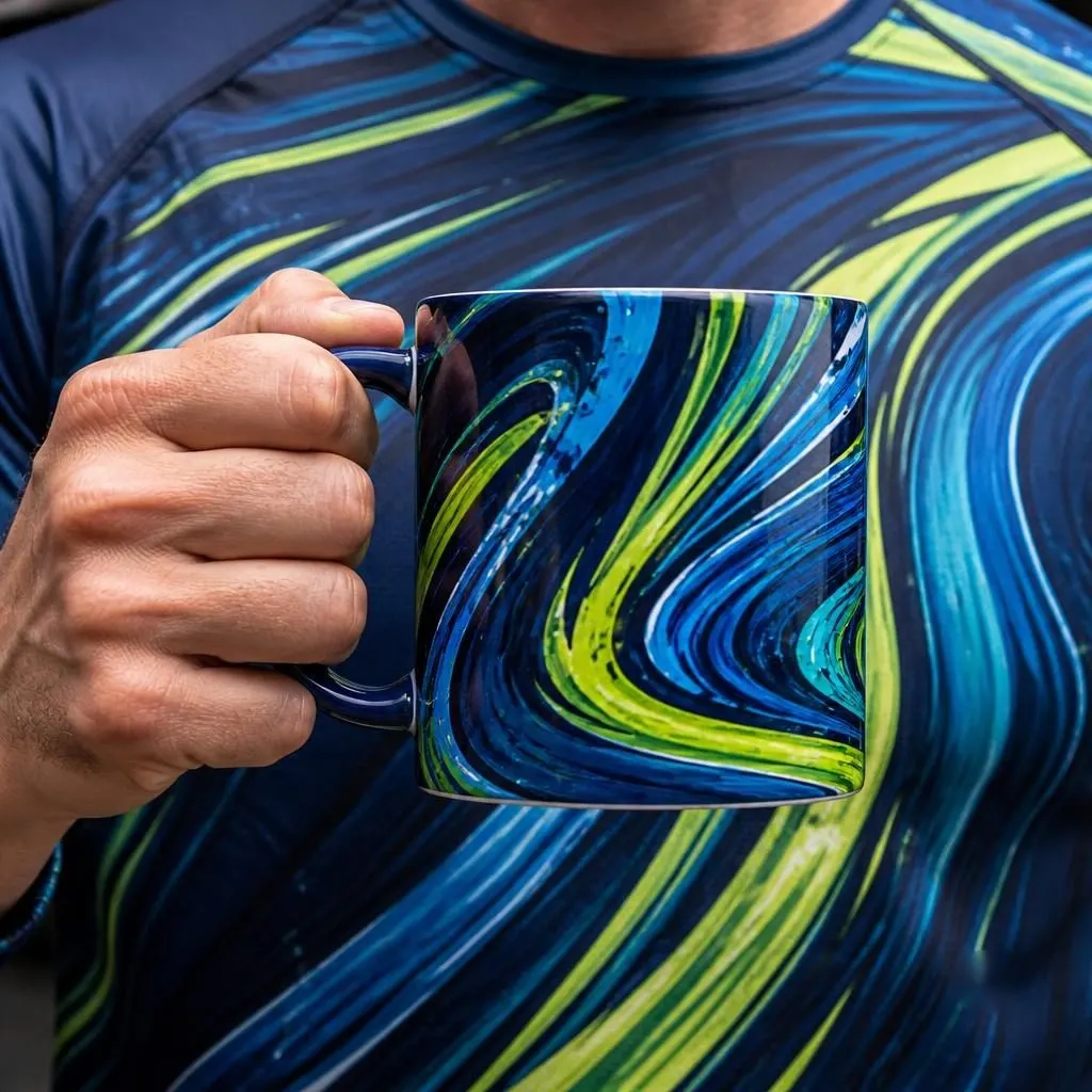 Dynamic Voltage Pulse Accent Mug