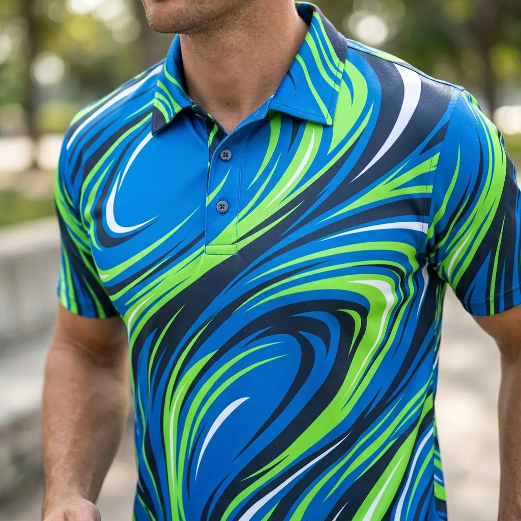Voltage Pulse Motion Energy Polo Shirt