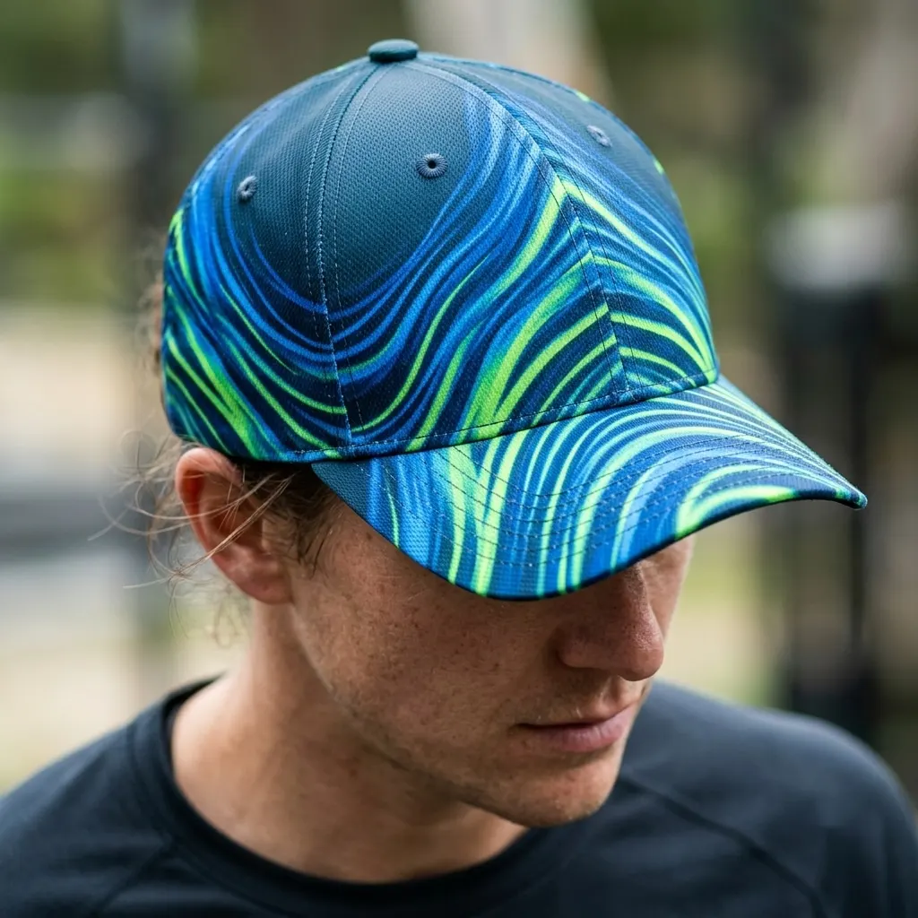 Electric Wave Motion Classic Cap for Energetic Style