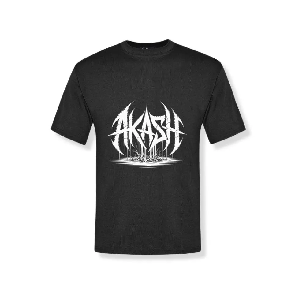 Akash Retro Typography Graphic Style T-Shirt
