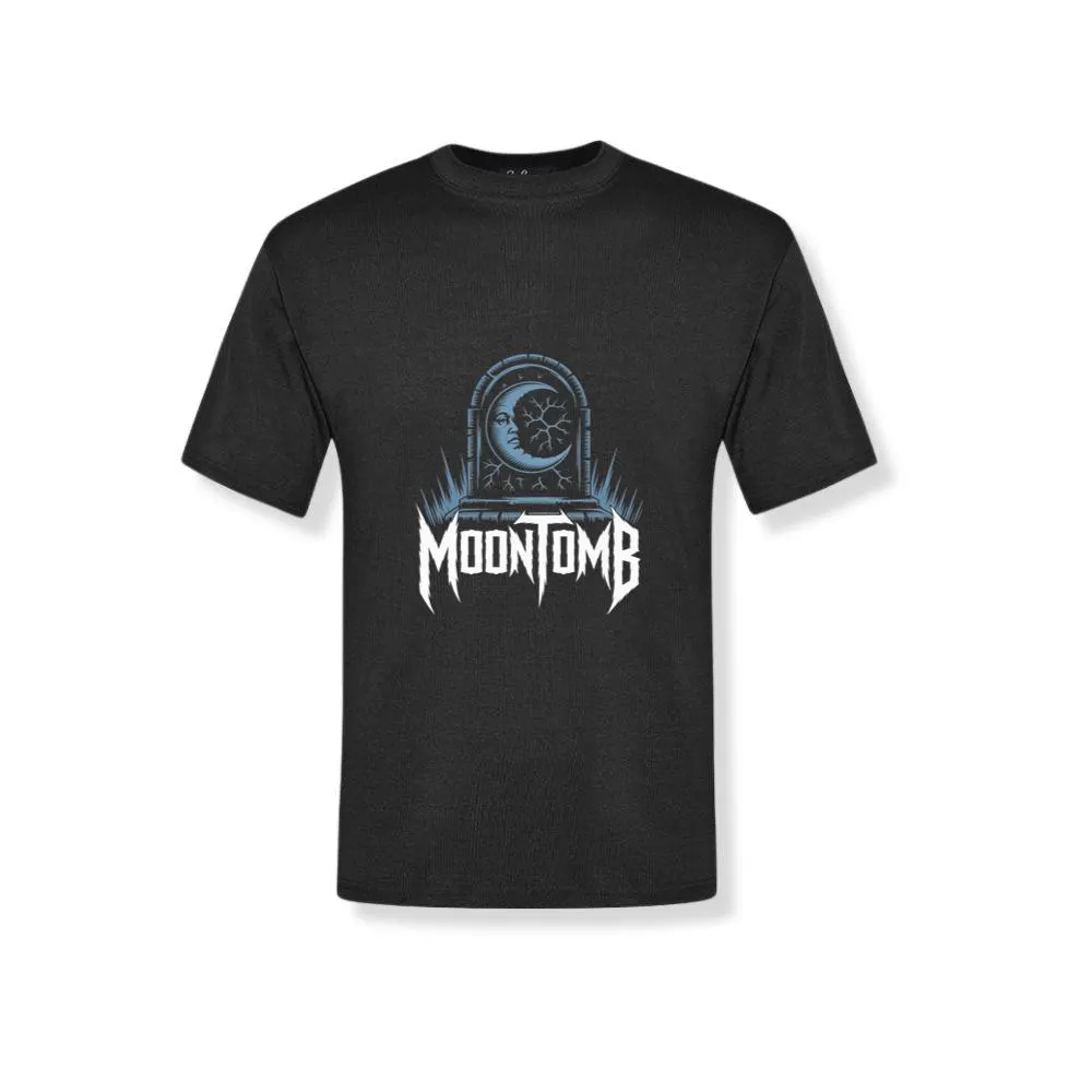 Moontomb Skull Grave Horror Graphic T-Shirt